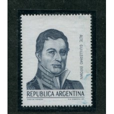 ARGENTINA 1983 GJ 2147a ESTAMPILLA VARIEDAD VALOR OMITIDO U$ 300 MUY RARA